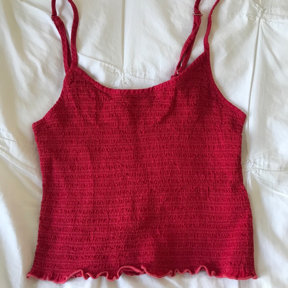 Red brandy melville tank